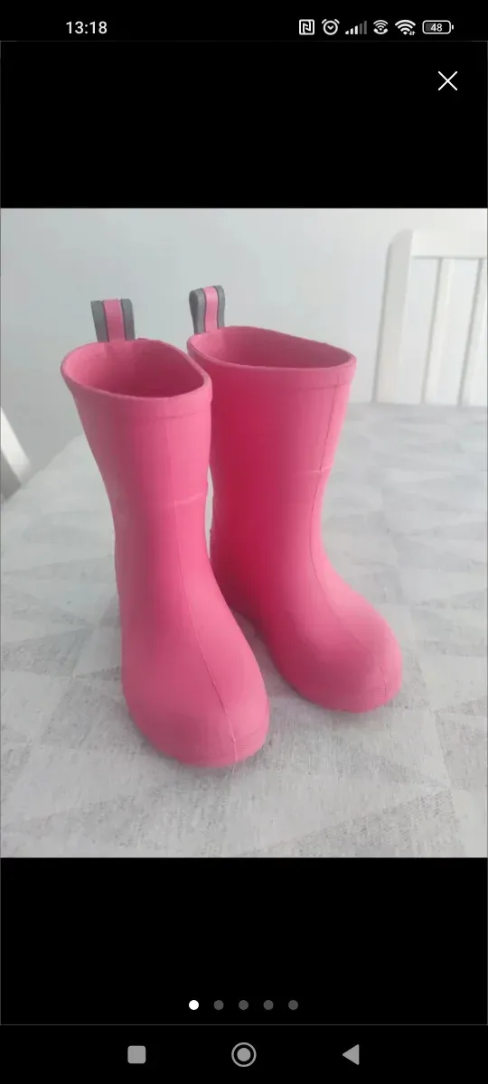 Botas de agua rosas Isotoner