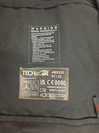 Chaleco Alpinestars Stella Airbag Talla XL