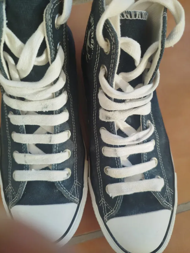 Sneakers Converse nere stile stivale