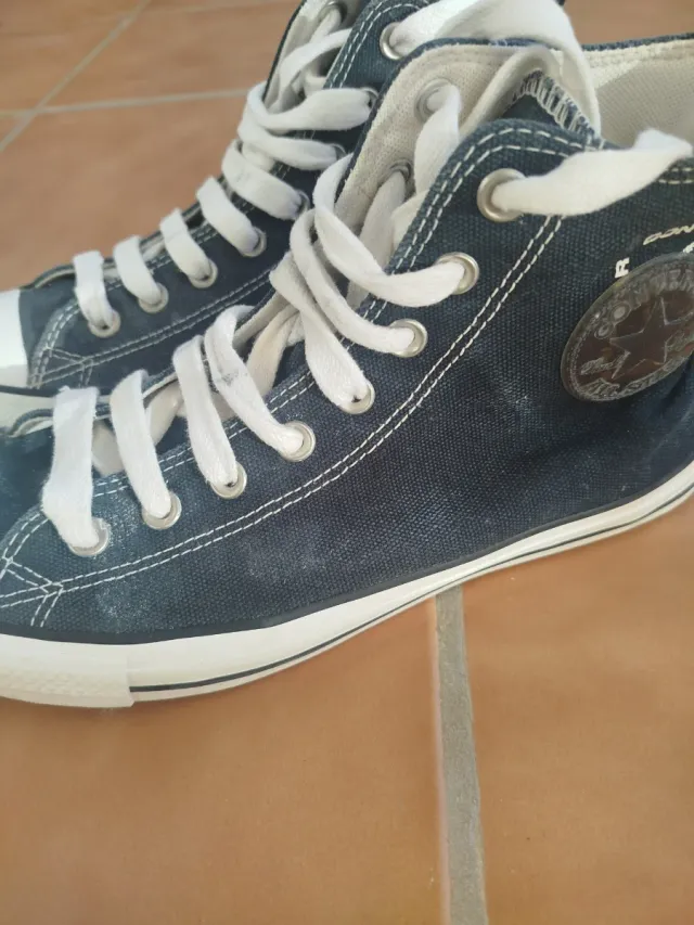 Sneakers Converse nere stile stivale