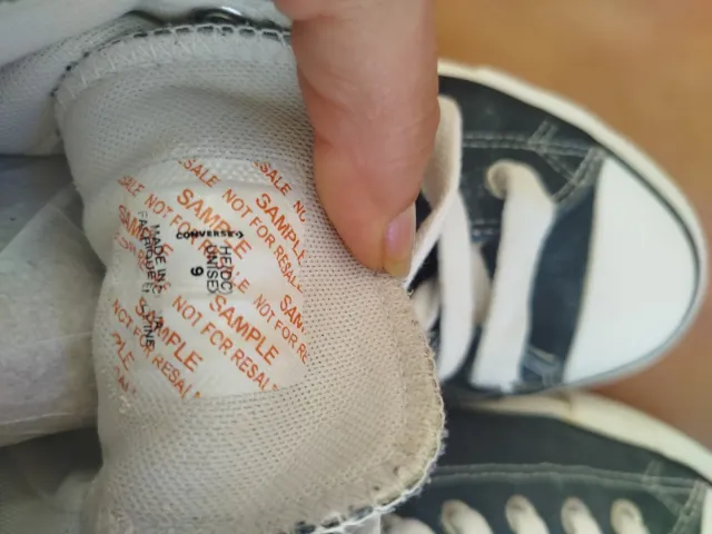 Sneakers Converse nere stile stivale