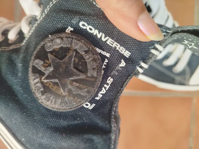 Sneakers Converse nere stile stivale