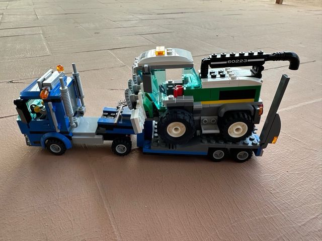 Camión Lego con grúa