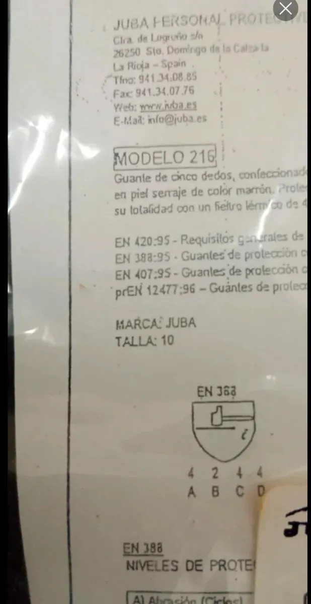 Guanti da lavoro termici verdi