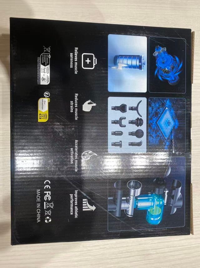 Pistola Masaje Eléctrica Manual LCD 2 Años Garantí