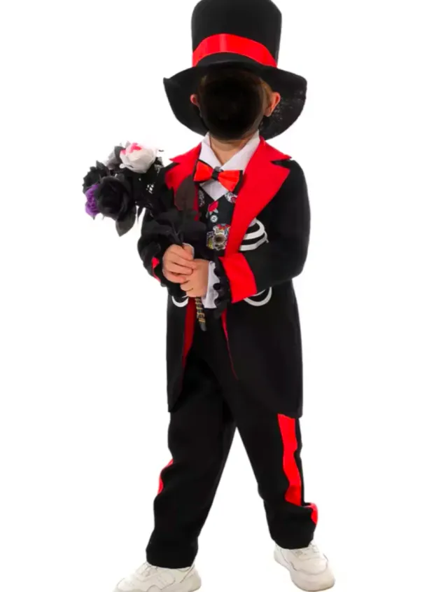 Disfraz Catrín Caballero Esqueleto Niño Halloween