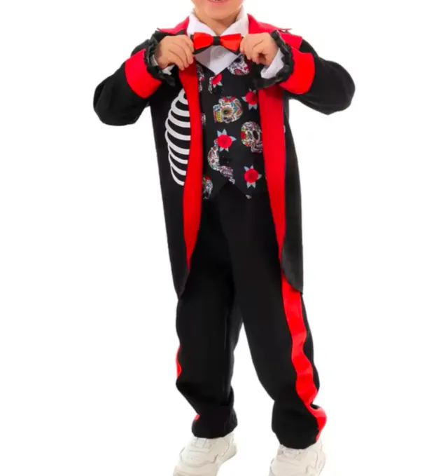 Disfraz Catrín Caballero Esqueleto Niño Halloween