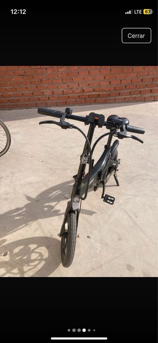 Bici eléctrica plegable