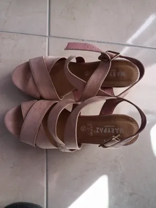 Sandalias Marypaz Beige/Rosa Talla 38