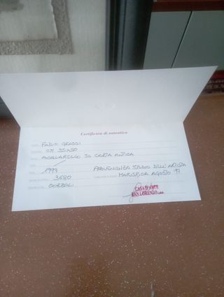 Acquerello Fabio Grassi