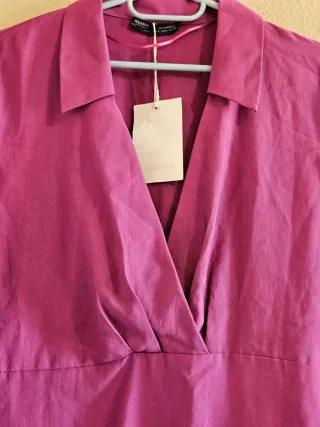 Vestido morado Pull&Bear