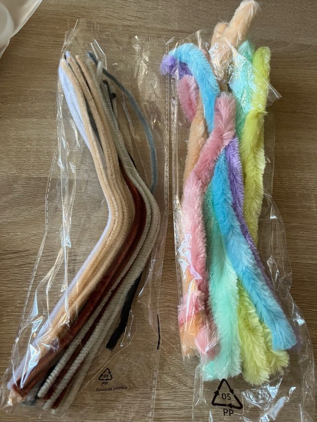 Manualidades: limpiapipas colores surtidos