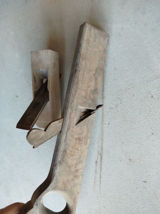 Herramientas carpintería antiguas, cepillo