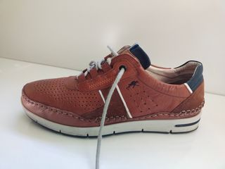 Zapatos Fluchos Piel Marrones Talla 42