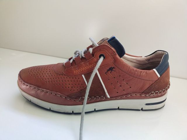 Zapatos Fluchos Piel Marrones Talla 42