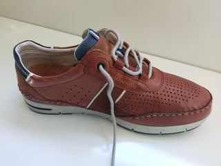 Zapatos Fluchos Piel Marrones Talla 42