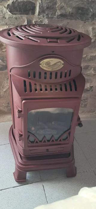 Estufa de gas hierro fundido
