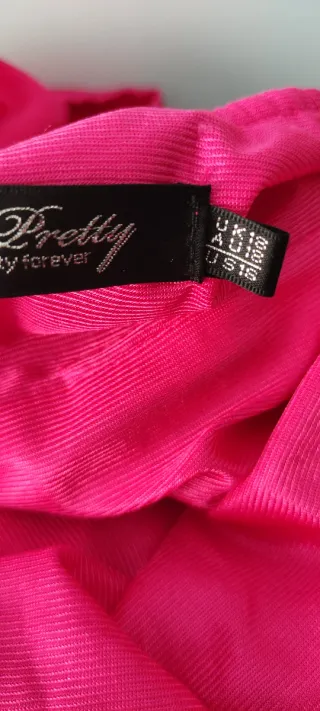 Elegante Vestido Largo Fiesta Ceremonia Fucsia