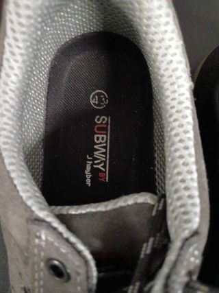 Botas de seguridad grises nuevas