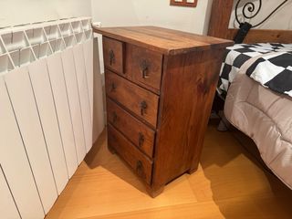 Mesita auxiliar madera mexicana