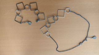 Conjunto collar y pulsera de diseño