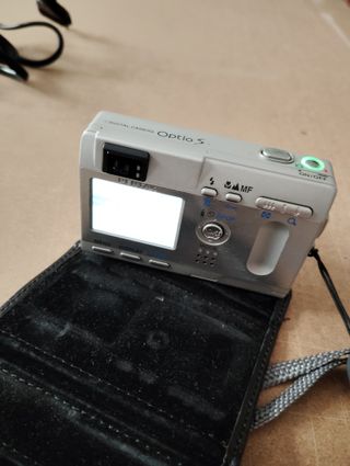 Cámara Pentax Optio S Digital Plata