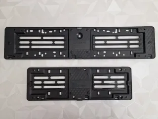 Kit porta targa auto anteriore + posteriore