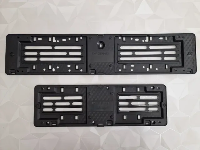 Kit porta targa auto anteriore + posteriore