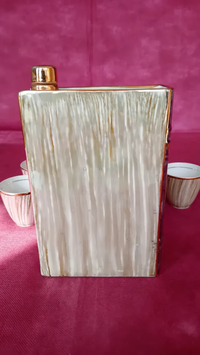 Juego Vintage Botella Coñac Don Quijote