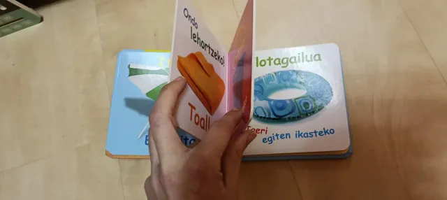 Libro infantil euskera primeras palabras