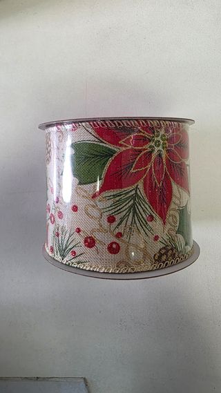 Nastro natalizio 6,3cm x 2,7m