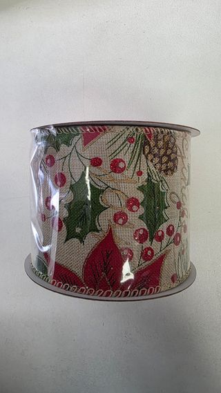 Nastro natalizio 6,3cm x 2,7m