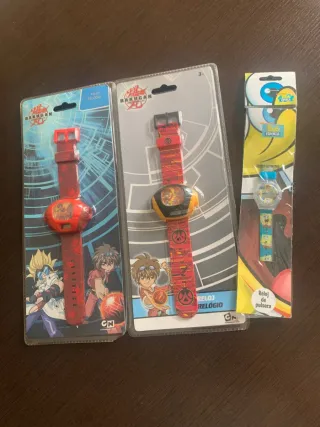 Lote 3 Relojes Bakugan