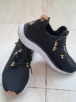 Zapatillas Polo Ralph Lauren Negras y Doradas