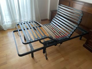 Cama articulada doble motor con colchón
