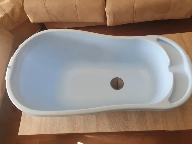 Bañera bebé ergonómica azul