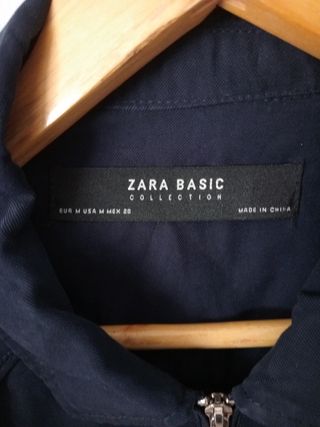Chaqueta Zara Azul Marino Talla M