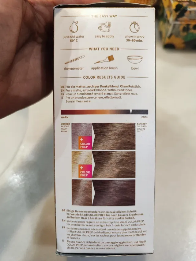 Tinte Khadi Rubio Oscuro Vegetal