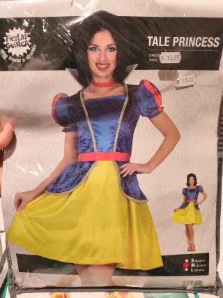 Disfraz Princesa Cuento Talla M Nuevo