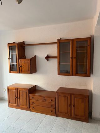 Mueble de salón modular pino