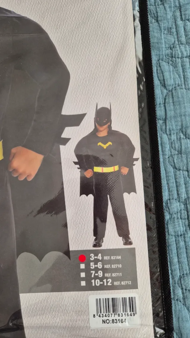 Disfraz Batman 3-4 años