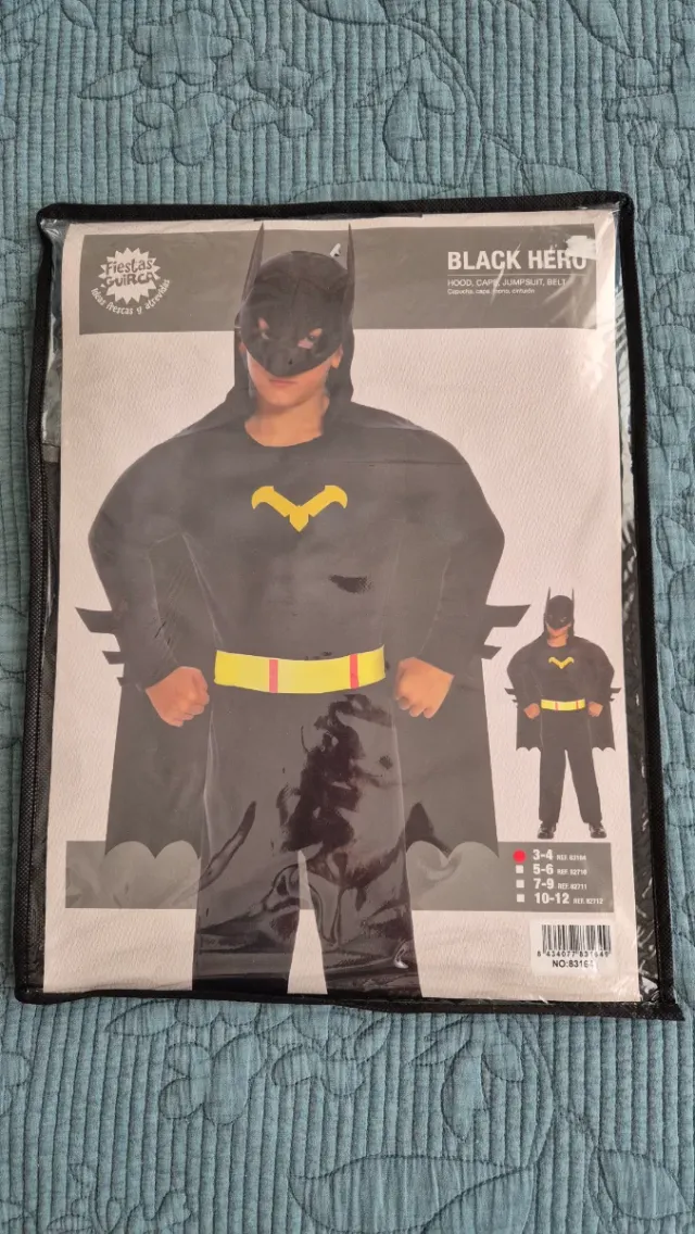 Disfraz Batman 3-4 años