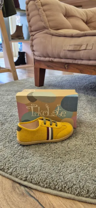 Zapato blucher Tokolate mostaza