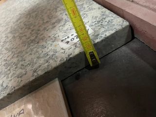 Baldosas Granito Natural 60x40cm apomazado