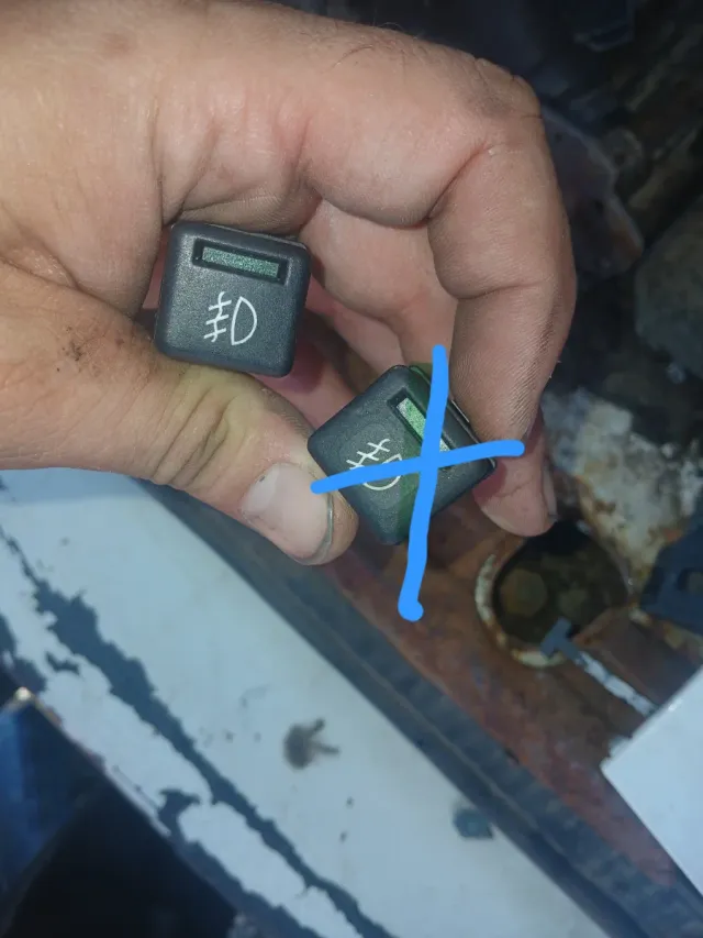 Boton antiniebla delantera Opel Calibra