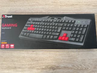 Teclado Gaming Trust Ziva Negro/Rojo