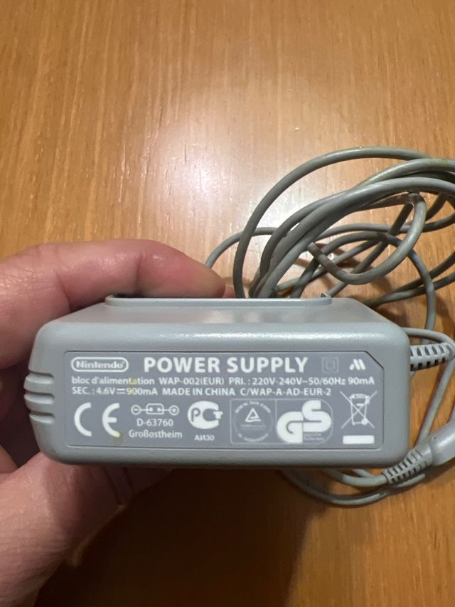 Cargador Nintendo DS Power Supply