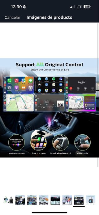 Adaptador Coche CarPlay Amdroid auto