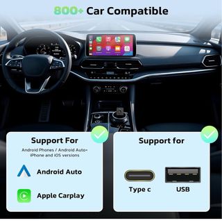 Adaptador Coche CarPlay Amdroid auto
