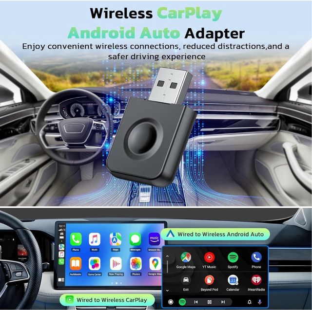 Adaptador Coche CarPlay Amdroid auto